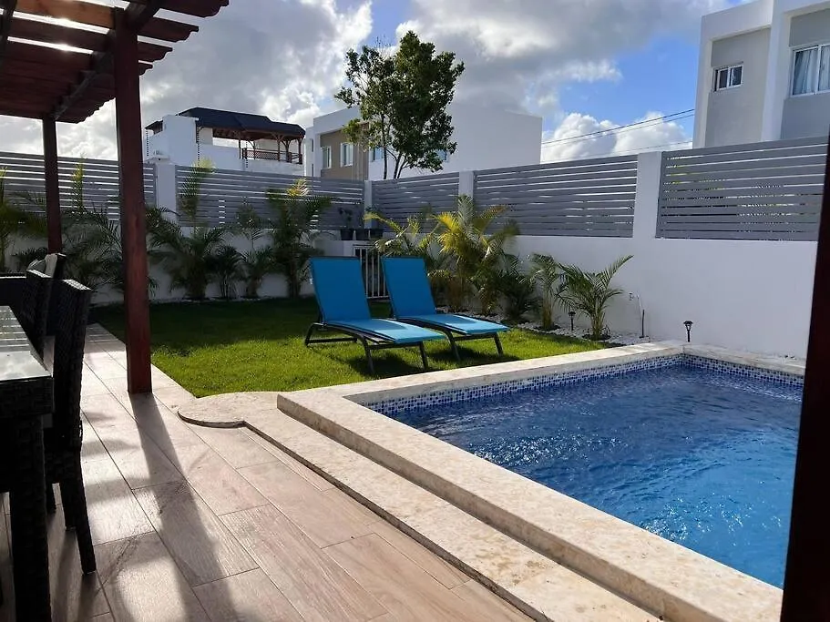Eco-Friendly Tropical Villa 3Br 2B With Private Pool & Grill Punta Cana Dominican Republic