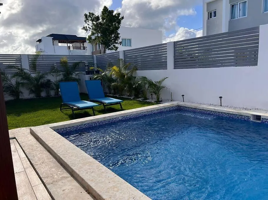 Eco-Friendly Tropical Villa 3Br 2B With Private Pool & Grill Punta Cana