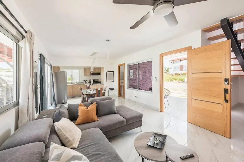 Eco-Friendly Tropical Villa 3Br 2B With Private Pool & Grill Punta Cana Dominican Republic
