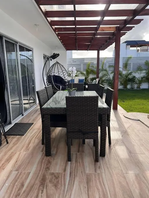 Eco-Friendly Tropical Villa 3Br 2B With Private Pool & Grill Punta Cana