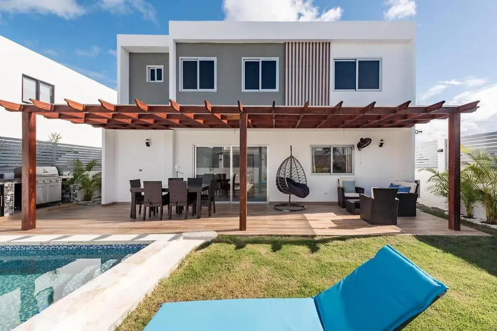 Eco-Friendly Tropical Villa 3Br 2B With Private Pool & Grill Punta Cana 0*,